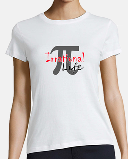 Camiseta Irrational life número irracional pi