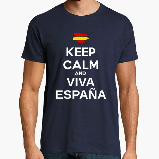 Camiseta Keep Calm And Viva Espana Cs Latostadora