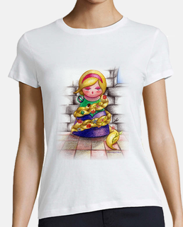 Camiseta Kokeshi Rapunzel