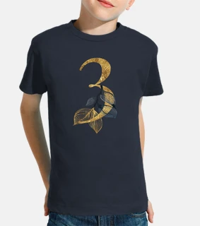 Camiseta manga corta 3 años dorado niña