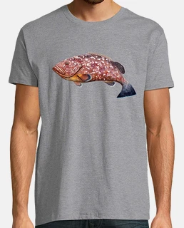 Camiseta mero Hombre, manga corta, gris vigoré, calidad extra