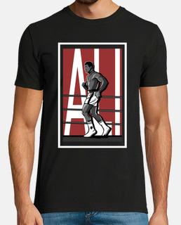 Camiseta Shoe Palace X Muhammad Ali Para Hombre Grande Bordada Campeón Boxeo  Gráfico