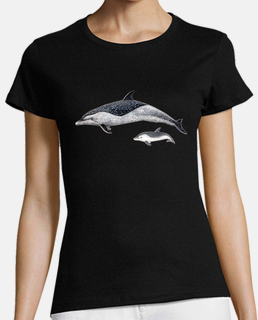 Camiseta mujer Delfín moteado del Pacífico