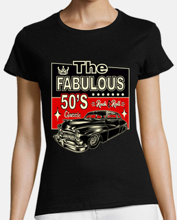 Camiseta Música Rockabilly Vintage American Classic Cars Rockers Rock and Roll