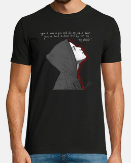 Camiseta negra h - Anticapitalism Elliot Alderson mr. robo