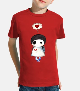 Camiseta niña Corazón roto