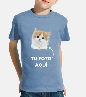 Camiseta niños personalizada con foto