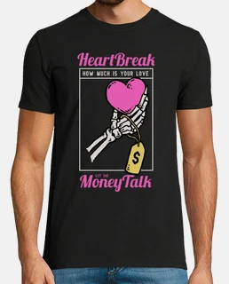 Camiseta Retro Vintage Amor Desamor Skull