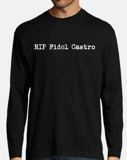 Camiseta "R.I.P. Fidel Castro" negra