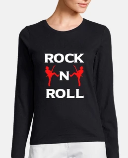 camiseta rock and roll