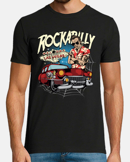 Camiseta Rockabilly Rocker Vintage Hotrod