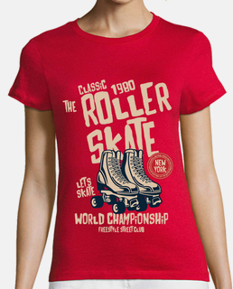 Camiseta Roller Skate Patines Vintage Retro