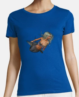 Camiseta Sirena gris