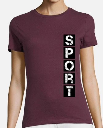 Camiseta burdeos mujer hot sale