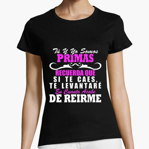 camisetas personalizadas para primas