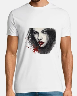 Camiseta Vampira Blanca