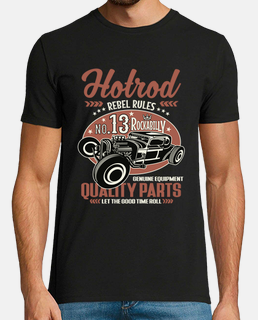 Camiseta Vintage Hot Rod Rockabilly