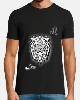camiseta zodiaco signo león hombre astrología
