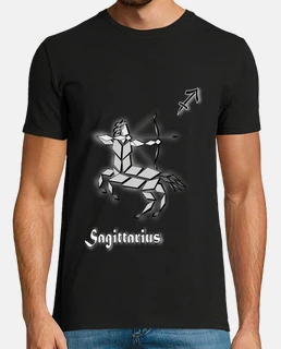 camiseta zodiaco signo sagitario hombre estrella