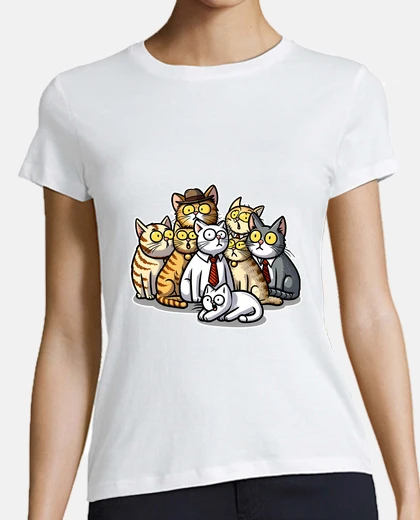 Playera Camisetas de gatos divertidos para los amantes de los gatos con un buen sentido del humor