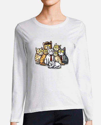 Playera Camisetas de gatos divertidos para los amantes de los gatos con un buen sentido del humor