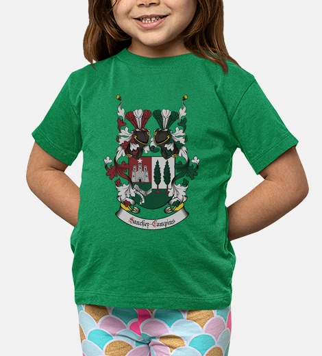 Ropa Camisetas niños Escudo Familia Sanchez-Campins