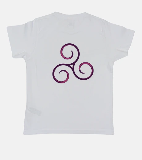 Ropa camisetas triskel fucsia