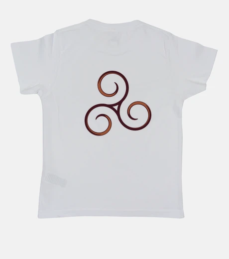 Ropa camisetas triskel marrones