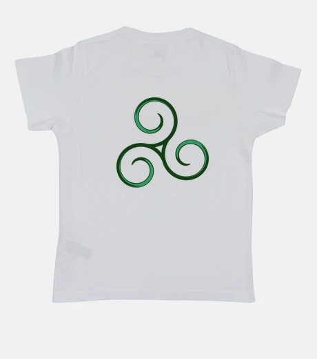 Ropa camisetas triskel verde