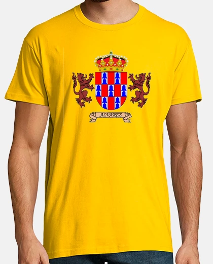 T-shirt camista uomo scudo cognome álvarez