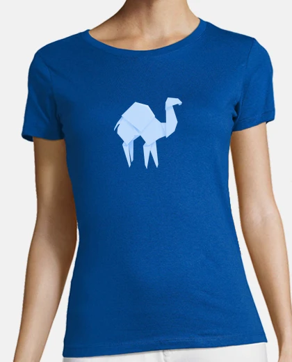T-shirt cammello blu. applicalo su diversi colori e stili di t-shirt per bambini e adulti