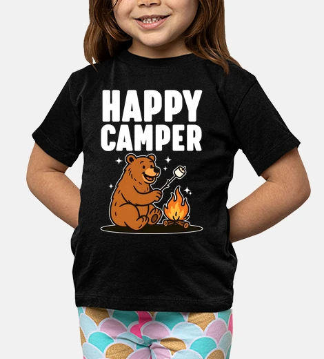 Abbigliamento campeggiatore felice
