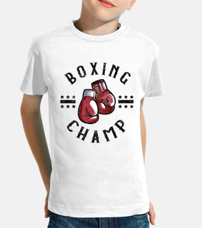 Camiseta Boxeo Guantes Campeones
