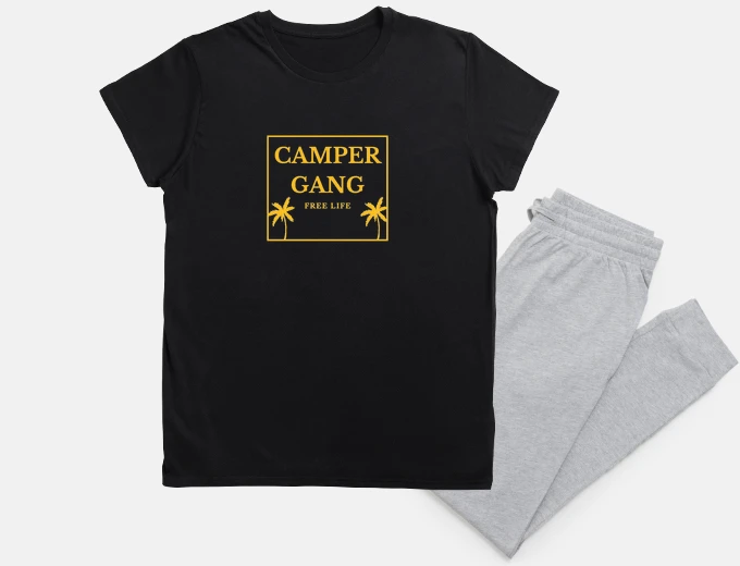 Pyjama camper gang
