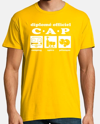 Tee-shirt Camping apéro pétanque