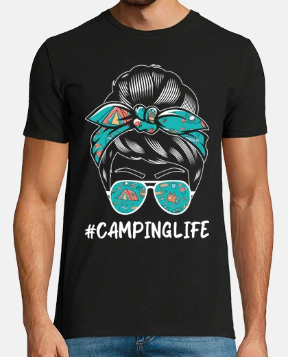Playera camping life