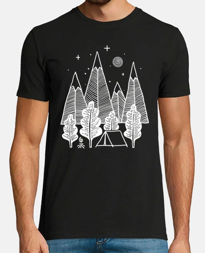 Tee-shirt Camping sauvage