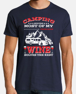 Camping and Wine Funny Sayings