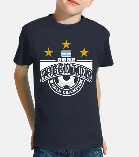 Abbigliamento campione del mondo di calcio argentina 