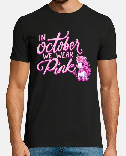 Tee-shirt Cancer Du Sein Octobre Rose Ruban
