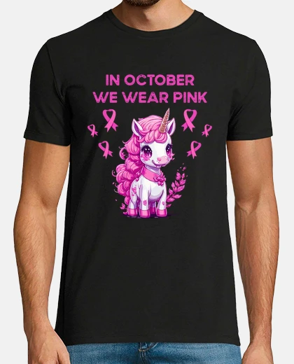 Tee-shirt Cancer Du Sein Octobre Rose Ruban
