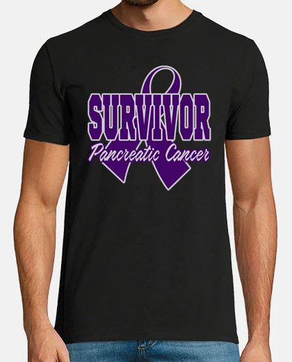T-shirt cancro del pancreas sopravvissuto