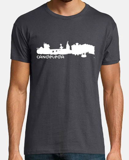 T-shirt candeleda_silueta bianca