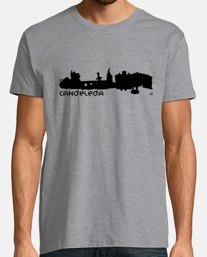 T-shirt candeleda_silueta nera