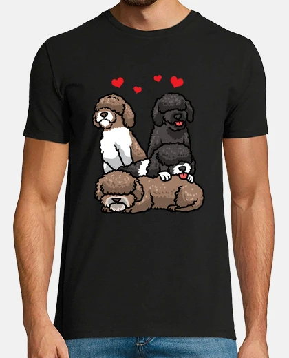 T-shirt cane d39acqua spagnolo