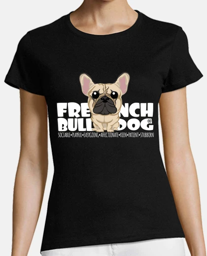 T-shirt cane da bull francesee (fulvo) - dg big
