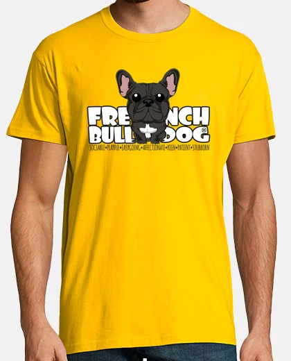 T-shirt cane da bull francesee (tigrato) - dg b
