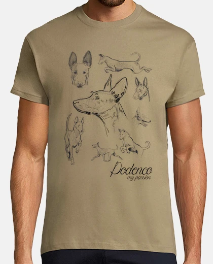 T-shirt cane da caccia