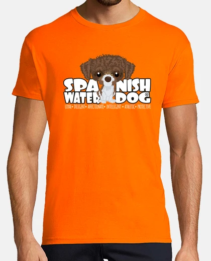 T-shirt cane da water spanish (bicolore) - dg b