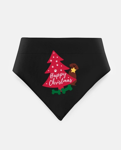 Mascotas cane divertente di natale, bandana per